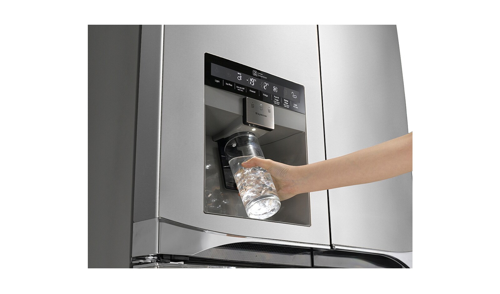 LG Lodówka typu Multidoor z systemem Door-in-Door, GMJ916NSHV