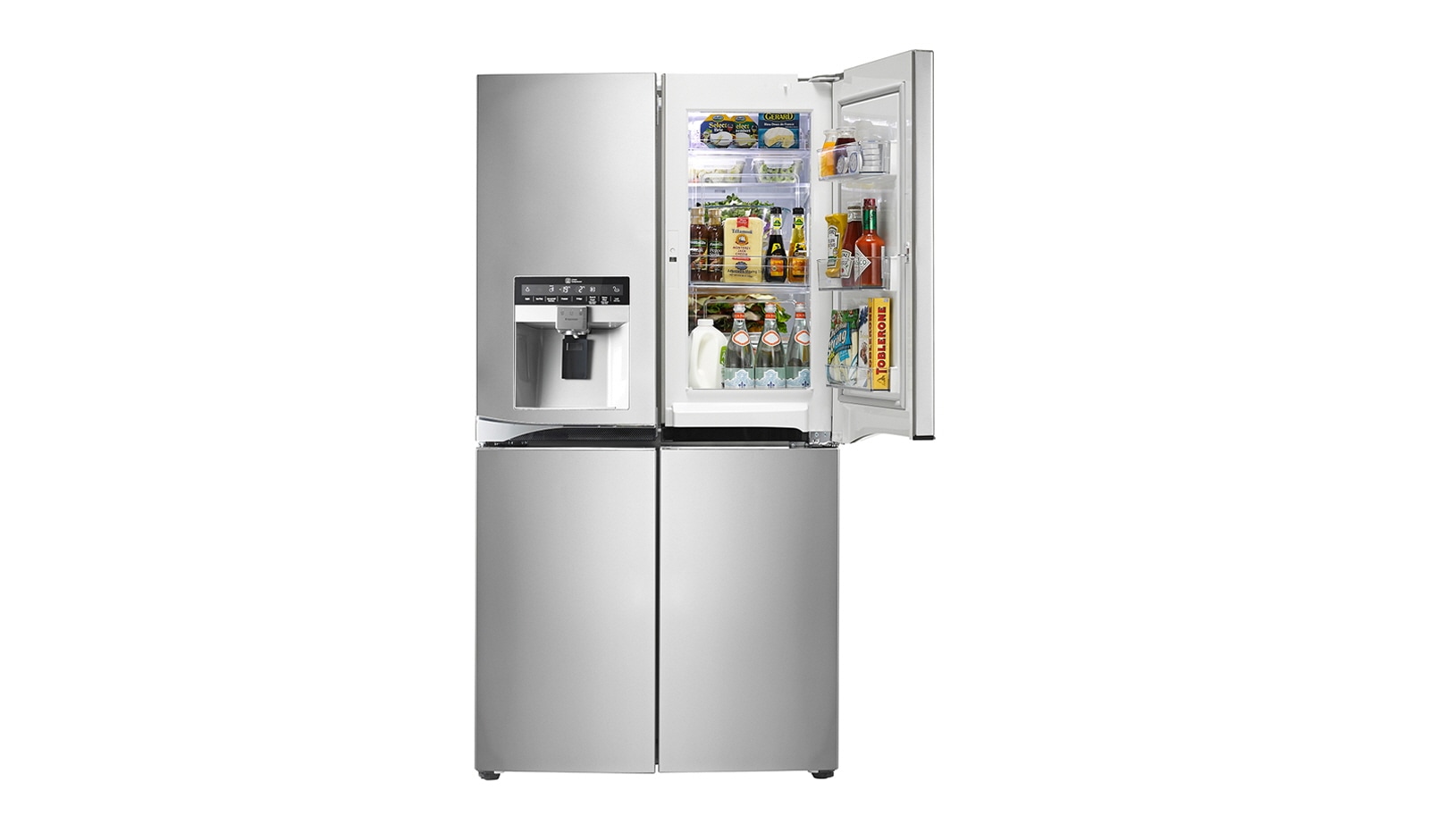 LG Lodówka typu Multidoor z systemem Door-in-Door, GMJ916NSHV