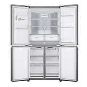 LG Lodówko-zamrażarka LG Multidoor | srebrna | ThinQ | Total No Frost | klasa F | 506 L | GML844PZ6F, GML844PZ6F