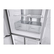 LG Lodówko-zamrażarka LG Multidoor | srebrna | ThinQ | Total No Frost | klasa F | 506 L | GML844PZ6F, GML844PZ6F