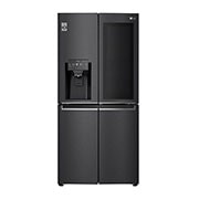 Lodówko-zamrażarka LG Multidoor | InstaView | ciemny grafit mat | Door-in-Door | ThinQ | Total No Frost | klasa F | 506 L | GMX844MCBF GMX844MCBF - widok z przodu
