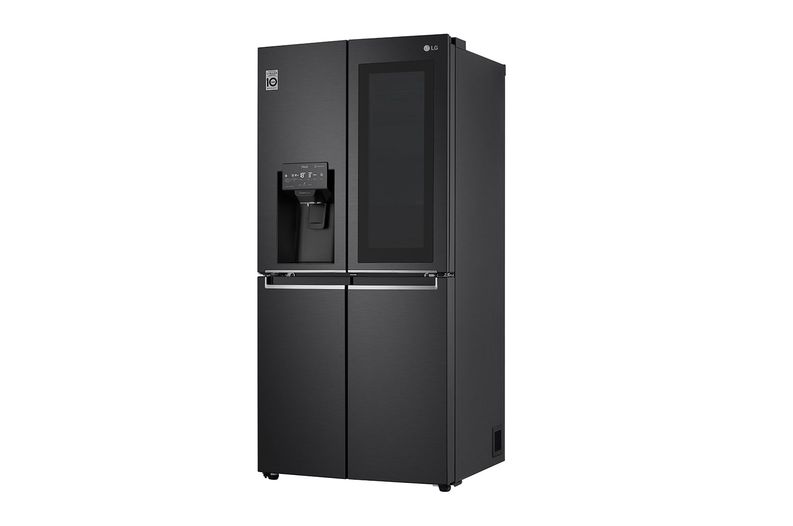 LG Lodówko-zamrażarka LG Multidoor | InstaView | ciemny grafit mat | Door-in-Door | ThinQ | Total No Frost | klasa F | 506 L | GMX844MCBF, GMX844MCBF