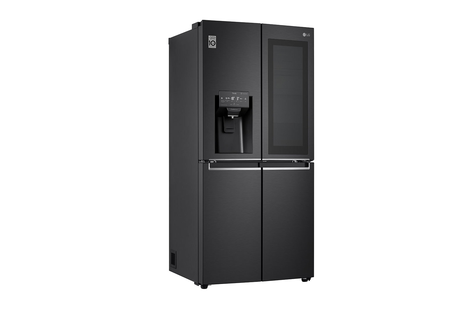LG Lodówko-zamrażarka LG Multidoor | InstaView | ciemny grafit mat | Door-in-Door | ThinQ | Total No Frost | klasa F | 506 L | GMX844MCBF, GMX844MCBF