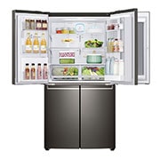 LG Lodówko-zamrażarka LG Multidoor InstaView Door-in-Door ThinQ GMX936SBHV, GMX936SBHV