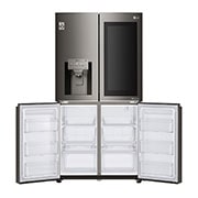 LG Lodówko-zamrażarka LG Multidoor InstaView Door-in-Door ThinQ GMX936SBHV, GMX936SBHV