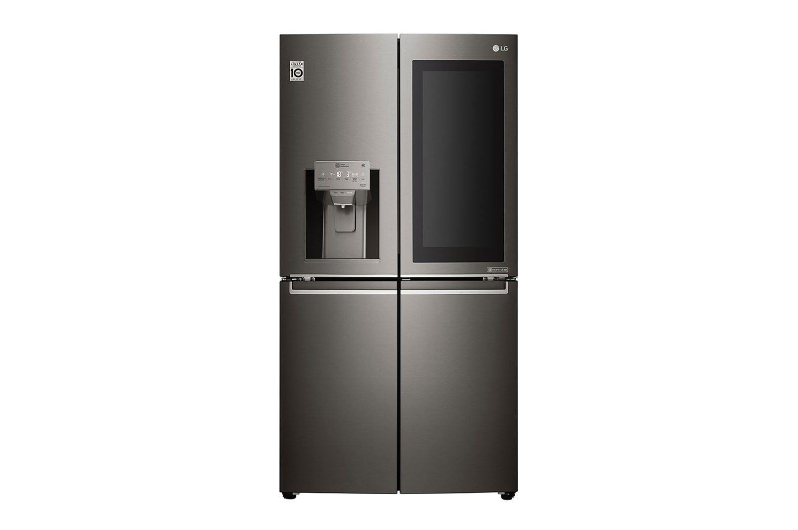 LG Lodówko-zamrażarka LG Multidoor InstaView Door-in-Door ThinQ GMX936SBHV, GMX936SBHV