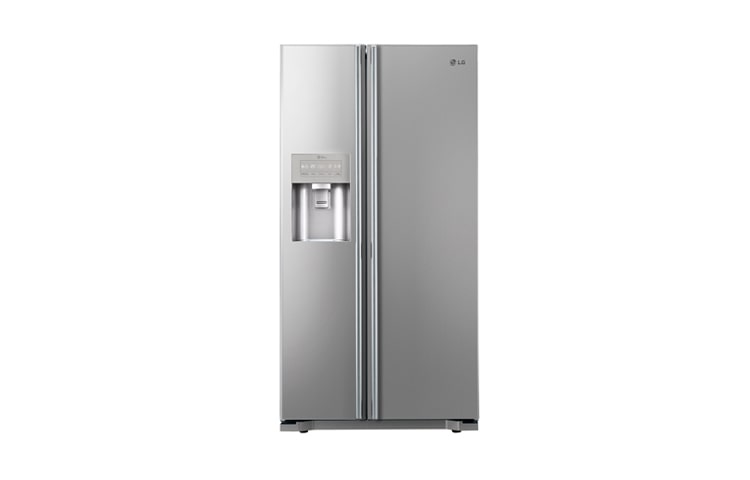 175cm | System Bez hydraulika | 538L | A&#43; | Total no Frost | Kompresor liniowy | Ochrona wilgotności | Fresh 0 Zone | Bioshield | Automatyczna kostkarka w drzwiach GS5163PVMV - widok z przodu