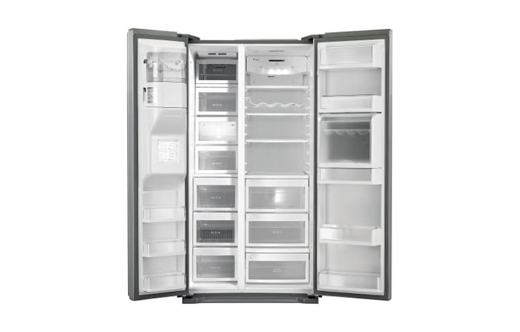 LG 175cm | 506L | A+ | Total no Frost | Kompresor liniowy | Pełna zabudowa zamrażarki | Ochrona wilgotności | Fresh 0 Zone | Bioshield | Automatyczna kostkarka w drzwiach, GS5262AVJV