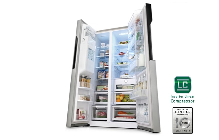 LG 179cm | 614L | A++ | Door-in-Door | Total no Frost | Kompresor liniowy | Bez Hydraulika, GS9366NECZ