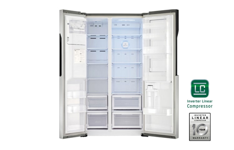 LG 179cm | 614L | A++ | Door-in-Door | Total no Frost | Kompresor liniowy | Bez Hydraulika, GS9366NECZ