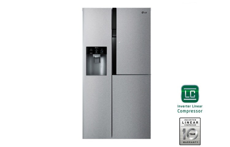 179cm | 614L | A&#43;&#43; | Door-in-Door | Total no Frost | Kompresor liniowy | Bez Hydraulika GS9366NECZ - widok z przodu