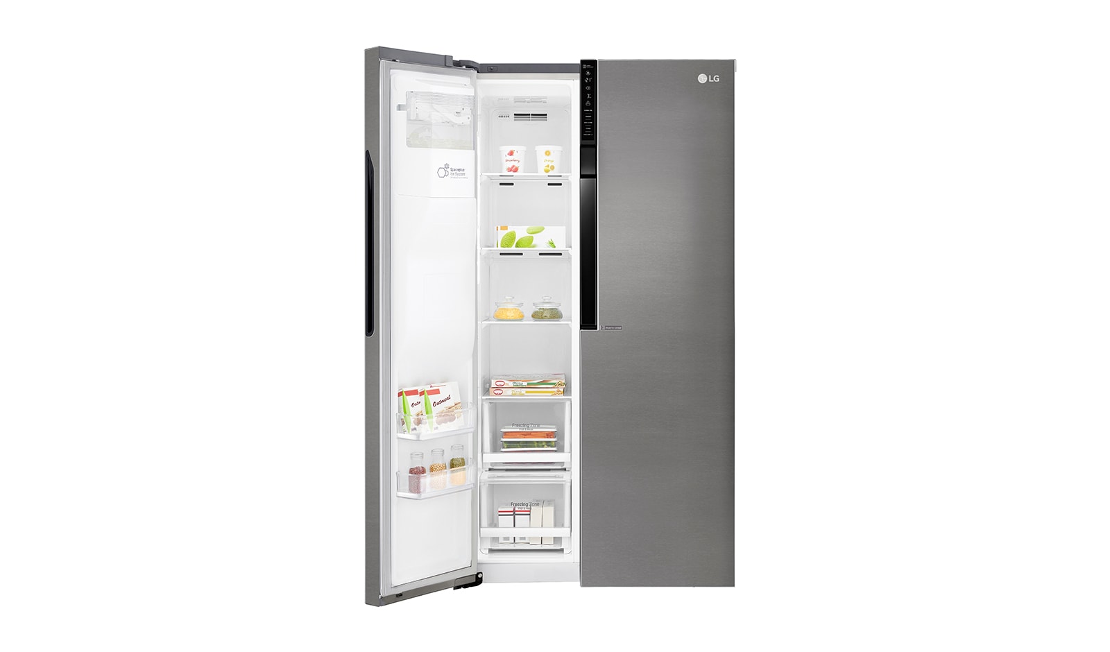 LG Lodówko-zamrażarka LG Side-by-Side 626L GSB360BASZ, GSB360BASZ