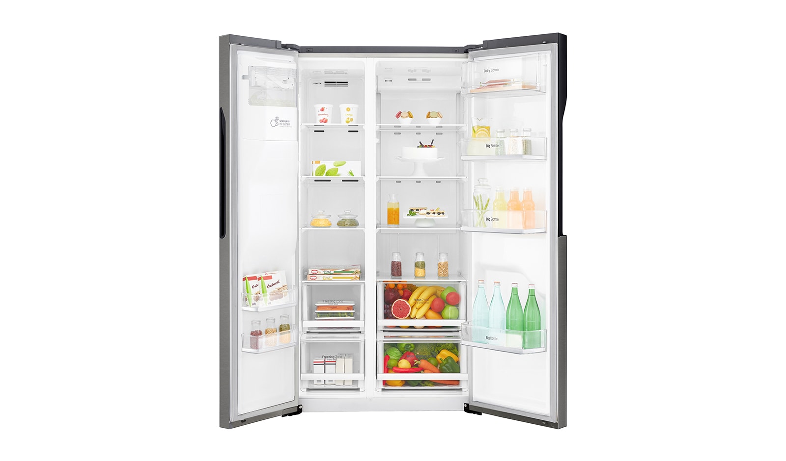 LG Lodówko-zamrażarka LG Side-by-Side 626L GSB360BASZ, GSB360BASZ
