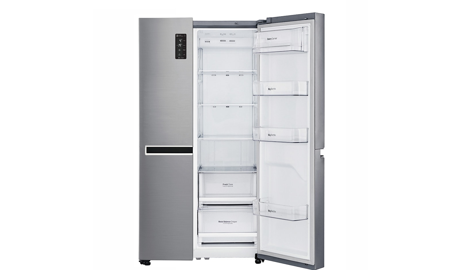 LG  Lodówko-zamrażarka LG Side-by-Side ThinQ 642L GSB760PZXZ, GSB760PZXZ
