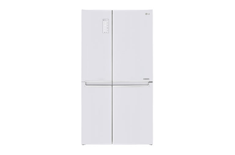 Lodówko-zamrażarka LG Side-by-Side InstaView Door-in-Door ThinQ GSB760SWXV GSB760SWXV - widok z przodu