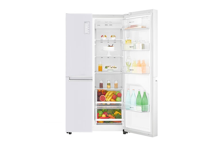 LG Lodówko-zamrażarka LG Side-by-Side InstaView Door-in-Door ThinQ GSB760SWXV, GSB760SWXV