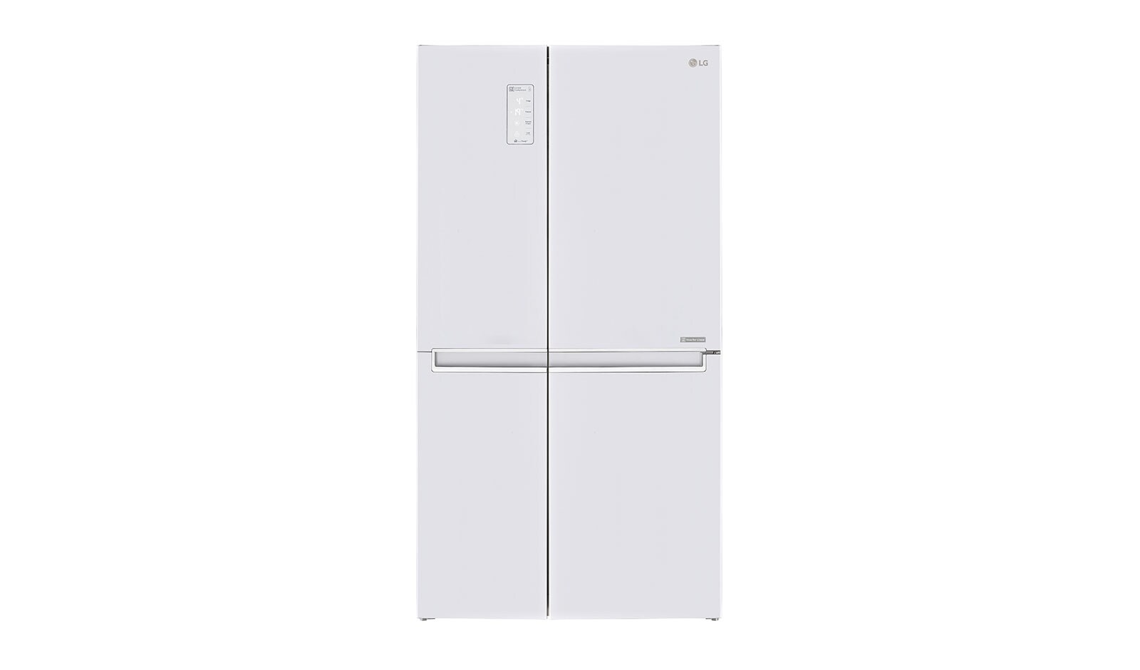Lodówko-zamrażarka LG Side-by-Side InstaView Door-in-Door ThinQ GSB760SWXV GSB760SWXV - widok z przodu