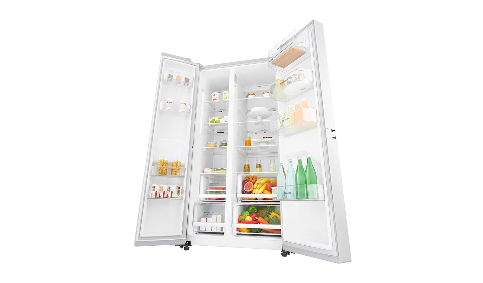 LG Lodówko-zamrażarka LG Side-by-Side InstaView Door-in-Door ThinQ GSB760SWXV, GSB760SWXV