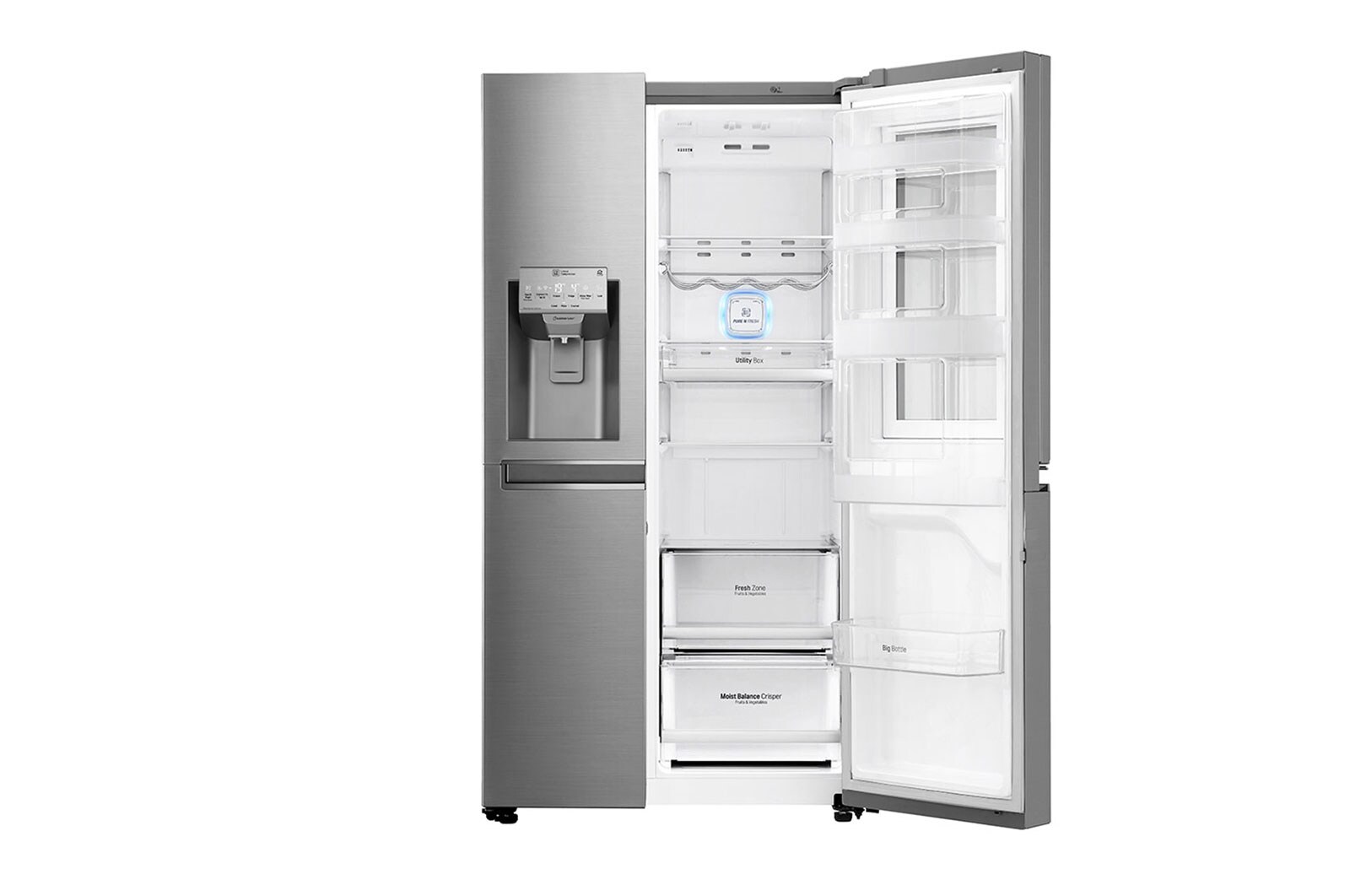 LG Lodówko-zamrażarka LG Side-by-Side InstaView Door-in-Door ThinQ 625L GSI960PZAZ, GSI960PZAZ