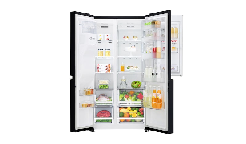 LG Lodówko-zamrażarka LG Side-by-Side Door-in-Door ThinQ 625L GSJ760WBXV, GSJ760WBXV