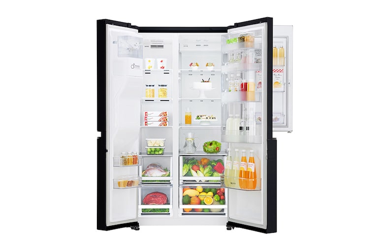 LG Lodówko-zamrażarka LG Side-by-Side Door-in-Door ThinQ 625L GSJ760WBXV, GSJ760WBXV