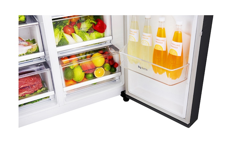 LG Lodówko-zamrażarka LG Side-by-Side Door-in-Door ThinQ 625L GSJ760WBXV, GSJ760WBXV