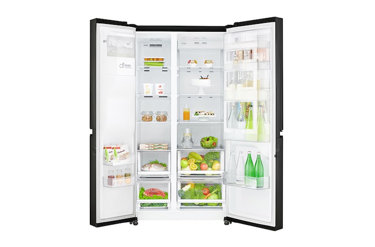 LG Lodówko-zamrażarka LG Side-by-Side Door-in-Door ThinQ 625L GSJ760WBXV, GSJ760WBXV
