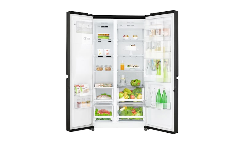 LG Lodówko-zamrażarka LG Side-by-Side Door-in-Door ThinQ 625L GSJ760WBXV, GSJ760WBXV