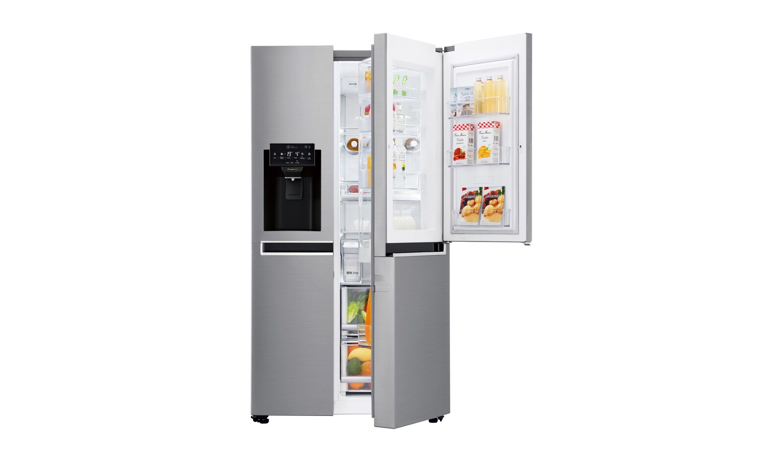 LG Lodówka typu Side by Side z systemem Door-in-Door, GSJ761PZTZ