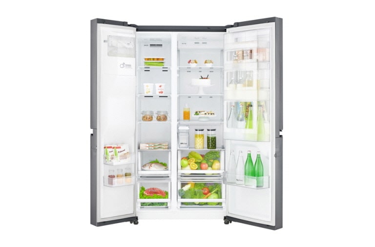LG Lodówko-zamrażarka LG Side-by-Side Door-in-Door ThinQ 625L GSJ761PZXV, GSJ761PZXV