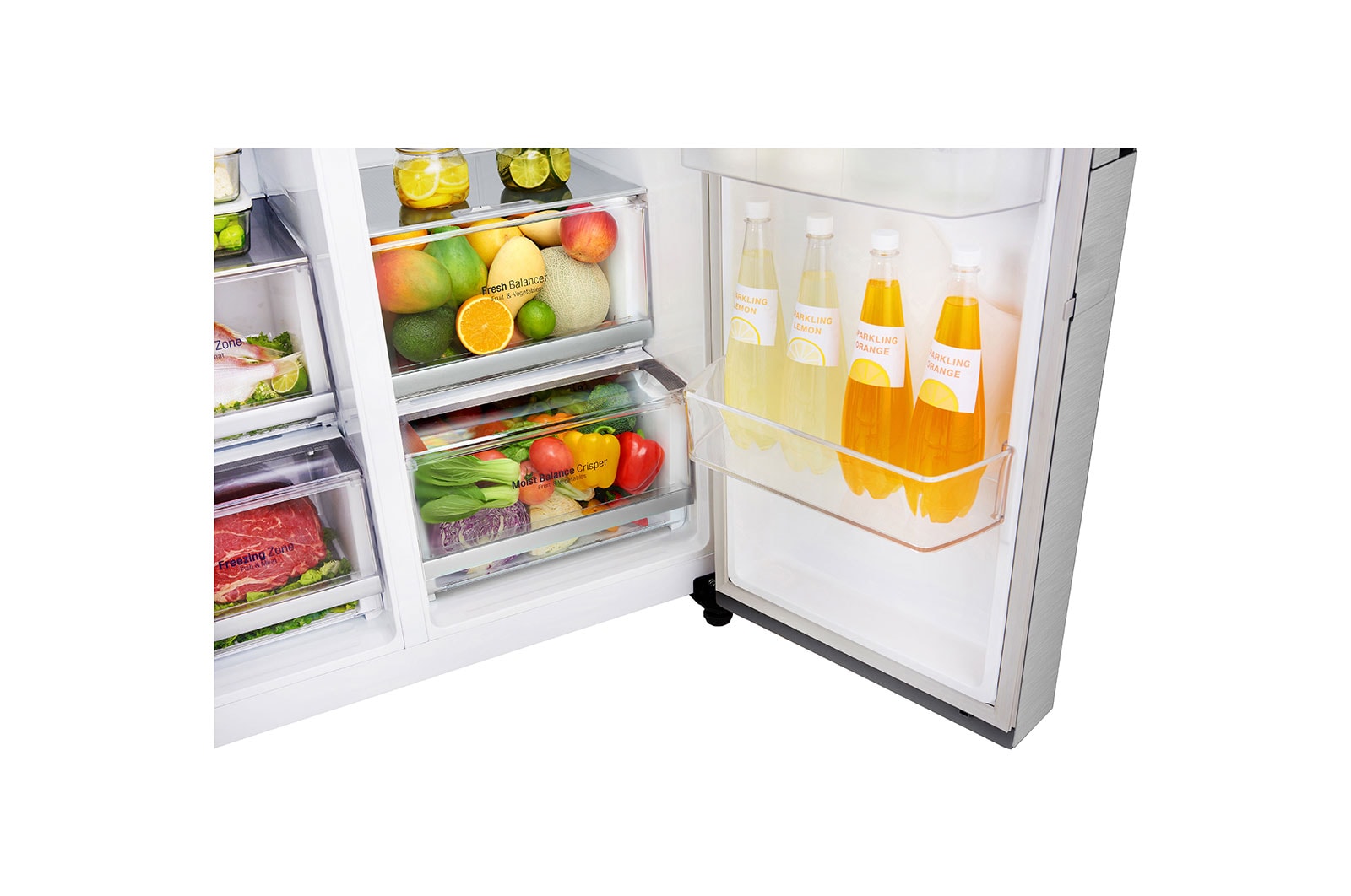 LG Lodówko-zamrażarka LG Side-by-Side Door-in-Door ThinQ 625L GSJ960NSCZ, GSJ960NSCZ