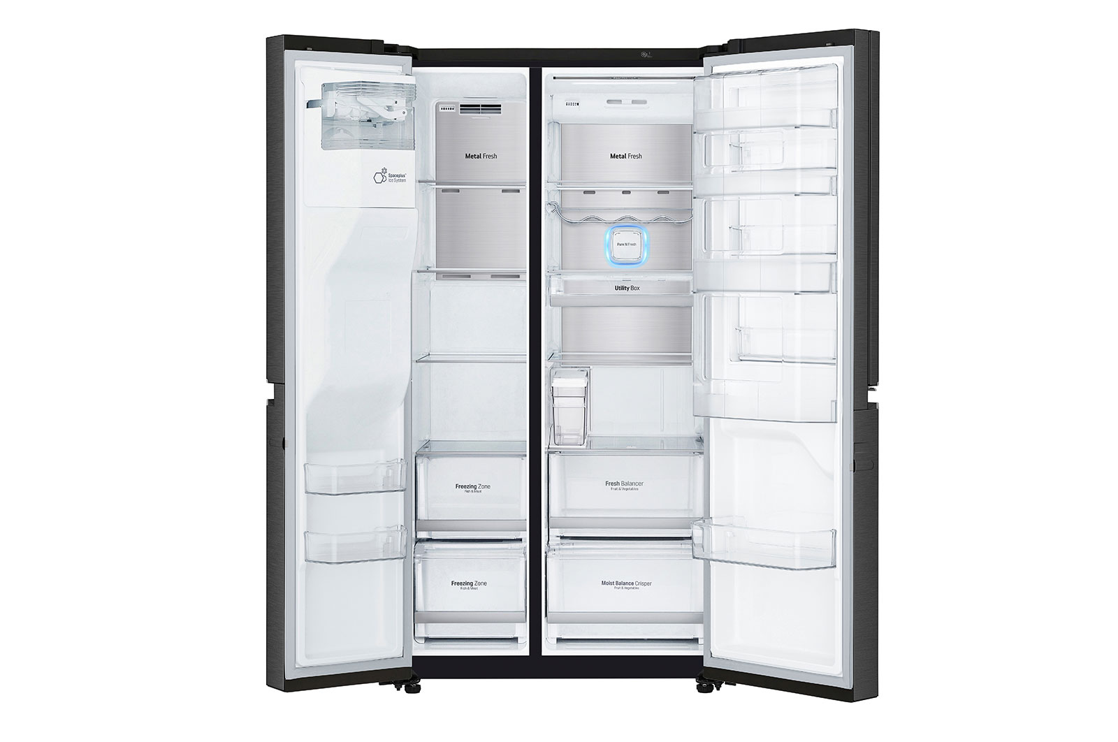 LG Lodówko-zamrażarka LG Side-by-Side Door-in-Door ThinQ GSJ961MCCZ, GSJ961MCCZ