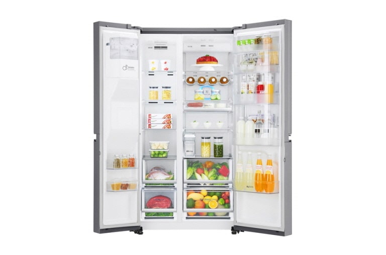 LG Lodówko-zamrażarka LG Side-by-Side InstaView Door-in-Door GSJ961PZBV, GSJ961PZBV