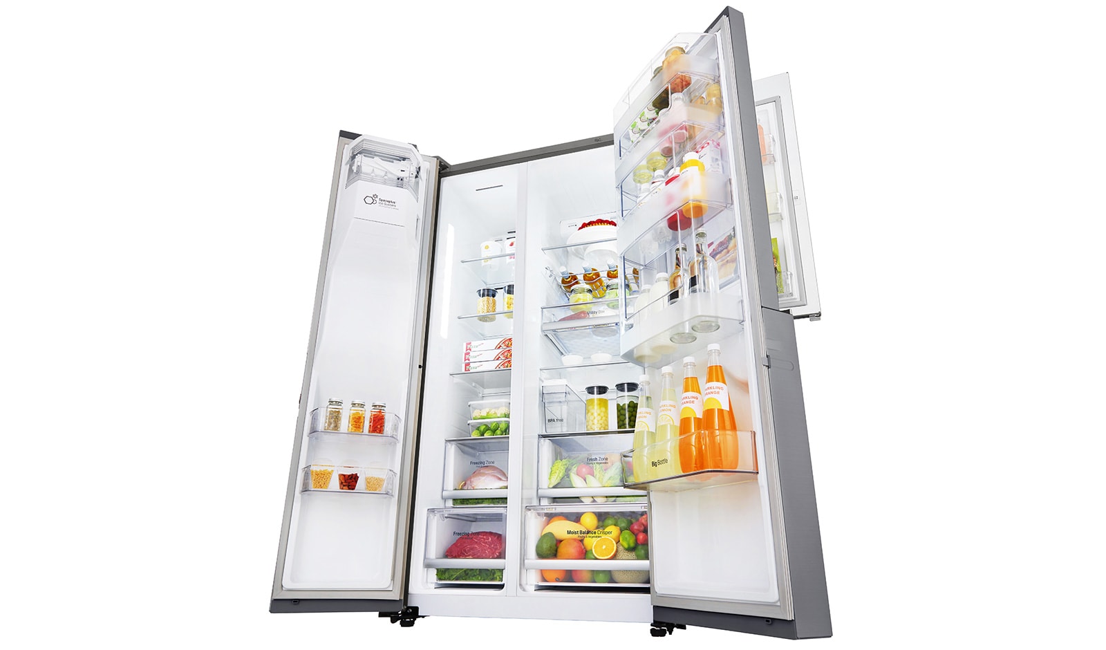LG Lodówko-zamrażarka LG Side-by-Side Door-in-Door ThinQ 625L GSJ961PZBZ, GSJ961PZBZ