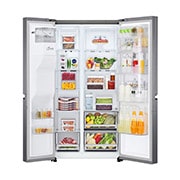 LG Lodówko-zamrażarka LG Side-by-Side LG  | 630L | Total No Frost | DoorCooling+™ | srebrna | GSJV31DSXF, GSJV31DSXF