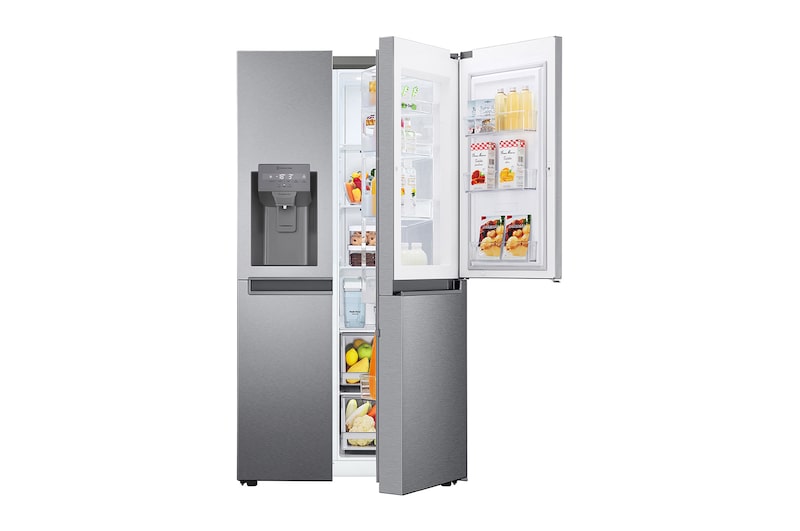 LG Lodówko-zamrażarka LG Side-by-Side LG  | 630L | Total No Frost | DoorCooling+™ | srebrna | GSJV31DSXF, GSJV31DSXF