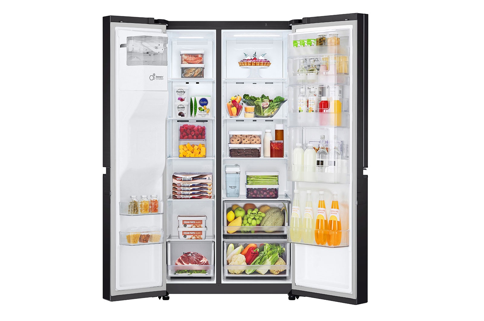 LG Lodówko-zamrażarka LG Side-by-Side Door-in-Door 630L GSJV31WBXF, GSJV31WBXF