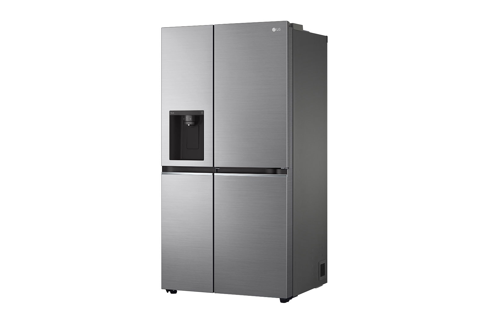 LG Lodówko-zamrażarka Side by side LG | Door-in-Door | srebrna | DoorCooling+™ | Total No Frost | 635 L | GSJV51PZTE, GSJV51PZTE