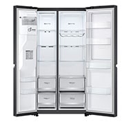 LG Lodówko-zamrażarka LG Side-by-Side | ciemny grafit mat | Door-in-Door | ThinQ | 635L | Total No Frost | GSJV70MCLE, GSJV70MCLE