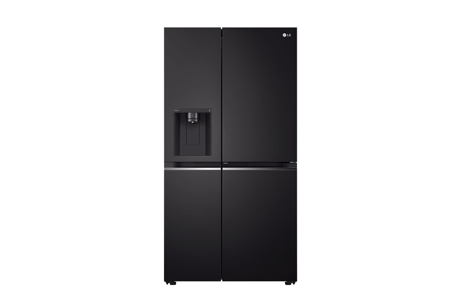 Lodówko-zamrażarka LG Side-by-Side Door-in-Door ThinQ 635L GSJV70WBTF GSJV70WBTF - widok z przodu