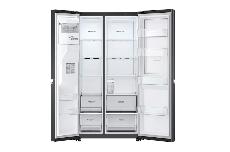 LG Lodówko-zamrażarka LG Side-by-Side | ciemny grafit mat  | Door-in-Door | ThinQ | 635L | Total No Frost | GSJV71MCTE, GSJV71MCTE