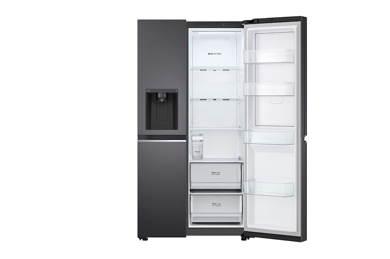 LG Lodówko-zamrażarka LG Side-by-Side | ciemny grafit mat  | Door-in-Door | ThinQ | 635L | Total No Frost | GSJV71MCTE, GSJV71MCTE