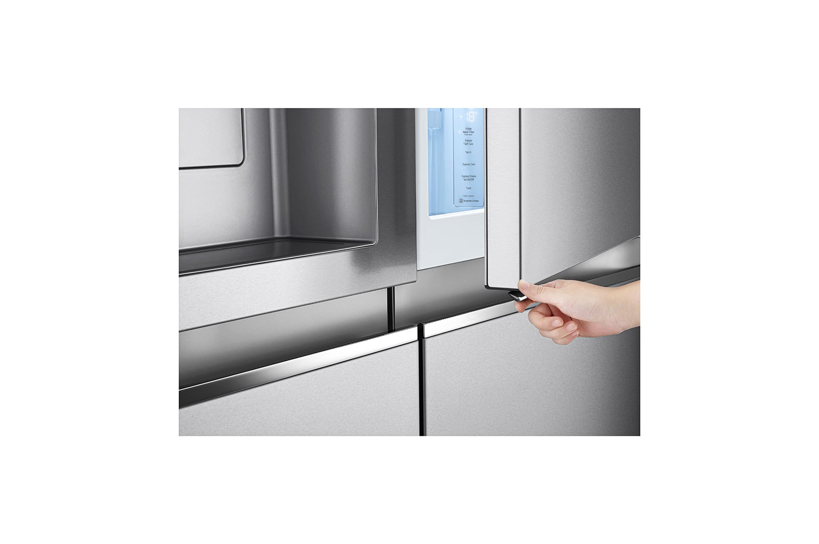LG Lodówko-zamrażarka LG Side-by-Side Door-in-Door ThinQ 635L GSJV90PZAF, GSJV90PZAF