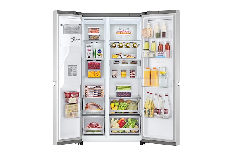 LG Lodówko-zamrażarka LG Side-by-Side Door-in-Door ThinQ 635L GSJV90PZAF, GSJV90PZAF