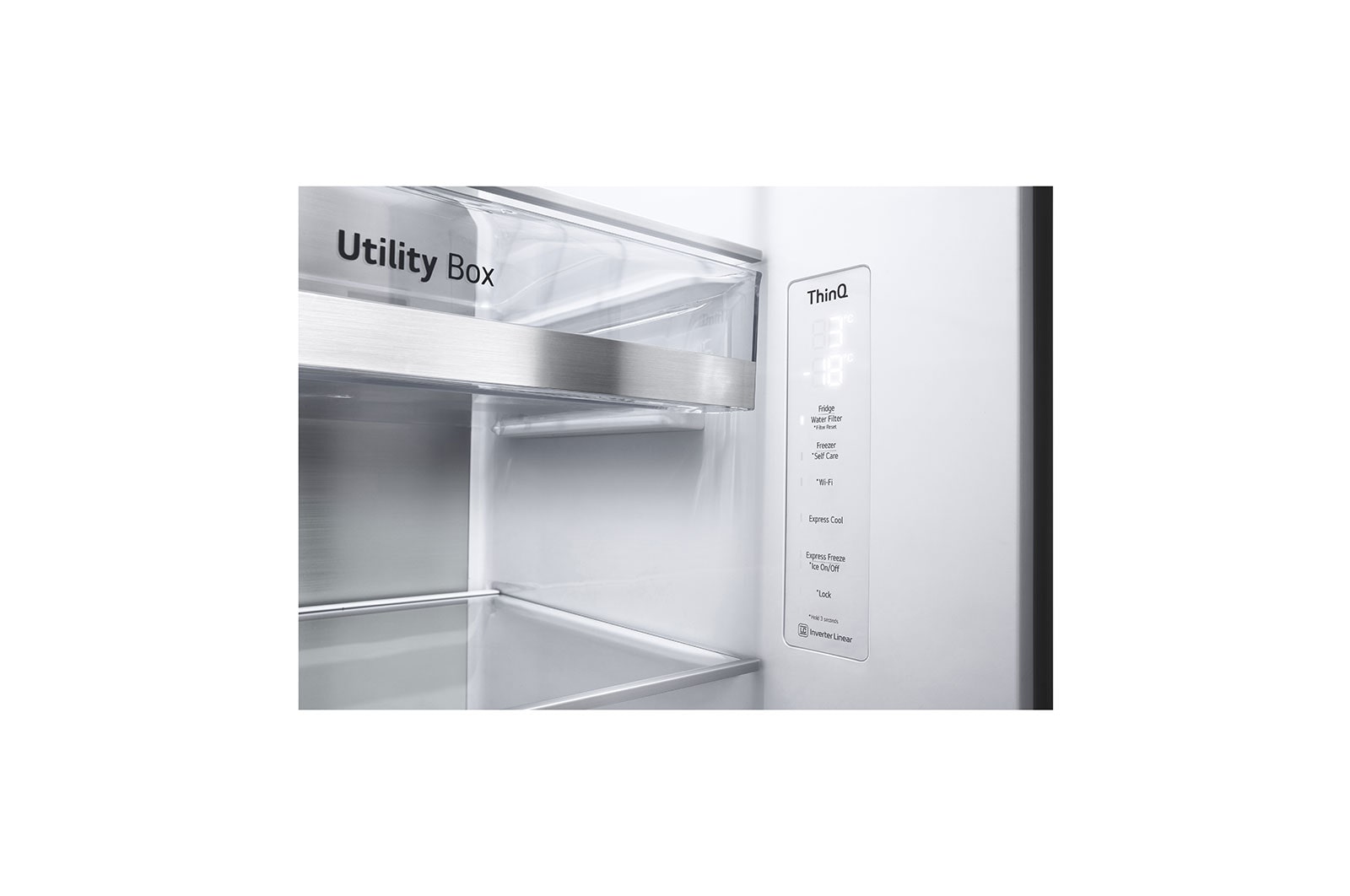 LG Lodówko-zamrażarka LG Side-by-Side Door-in-Door ThinQ 635L GSJV90PZAF, GSJV90PZAF