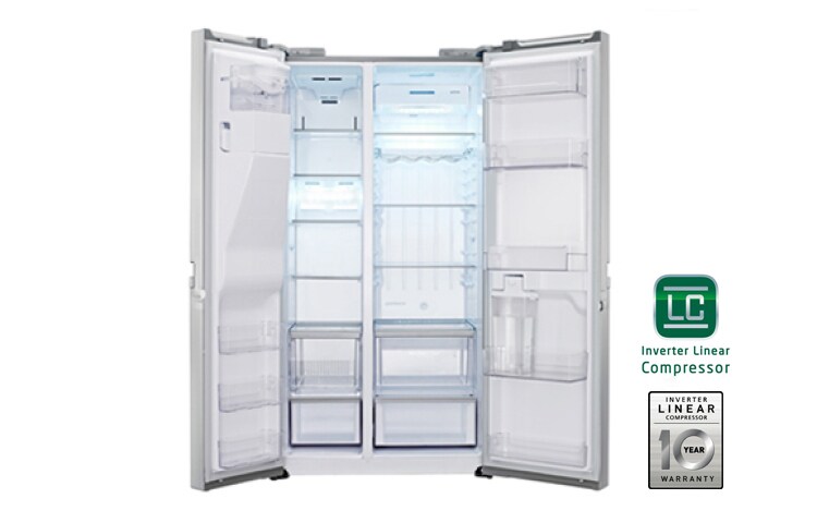 LG 175cm | 540L |Total no Frost | Kompresor liniowy | Smart Diagnosis | Bez Hydraulika, GSL545NSYZ