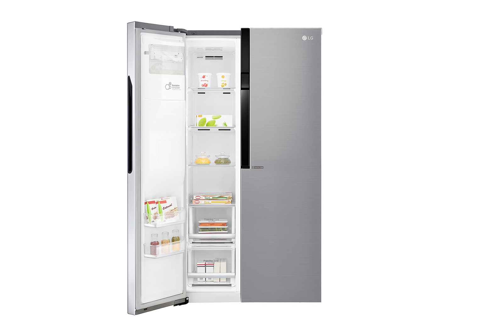 LG Lodówko-zamrażarka LG Side-by-Side InstaView Door-in-Door GSL561PZUZ, GSL561PZUZ
