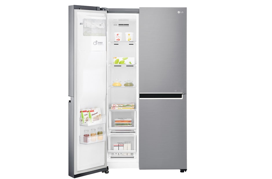 LG Lodówko-zamrażarka LG Side-by-Side InstaView Door-in-Door ThinQ GSL961PZBV, GSL961PZBV