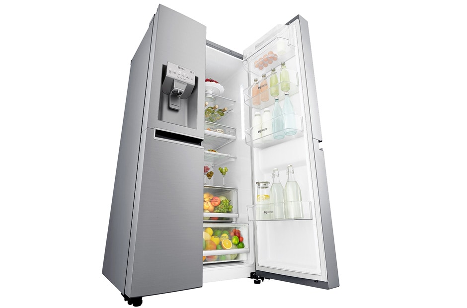 LG Lodówko-zamrażarka LG Side-by-Side InstaView Door-in-Door ThinQ GSL961PZBV, GSL961PZBV