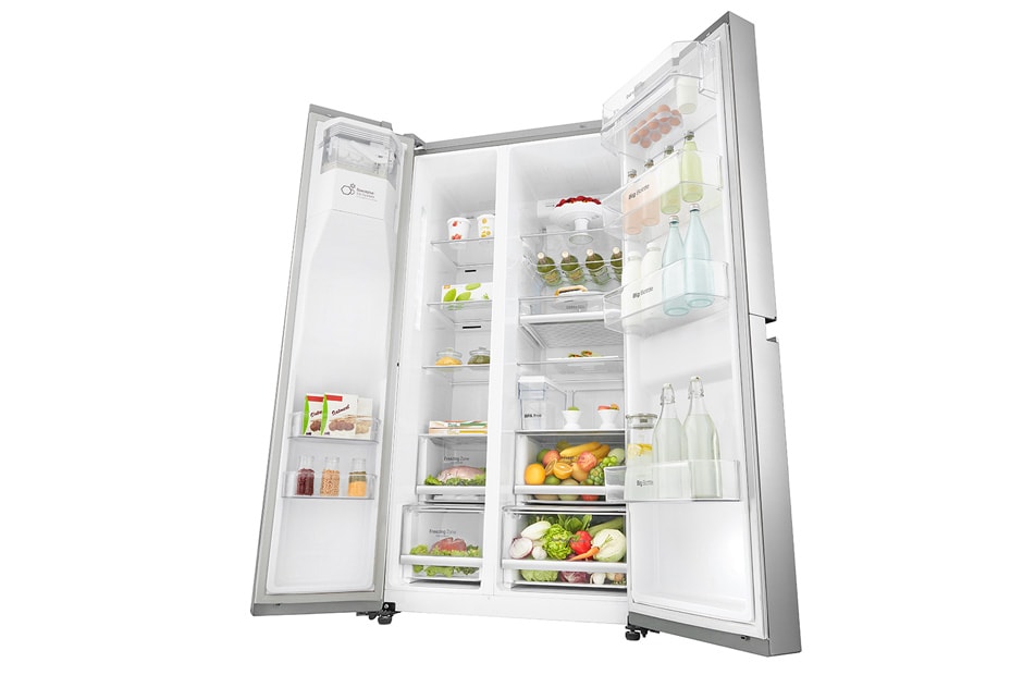 LG Lodówko-zamrażarka LG Side-by-Side InstaView Door-in-Door ThinQ GSL961PZBV, GSL961PZBV